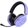 TRUST Trust GXT 491P FAYZO Cuffia cablata e wireless Head-band Gaming USB Type-A Bluetooth Nero, Viola