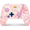 PowerA Controllore wireless avanzato per Nintendo Switch, Principessa Pesca Plaid