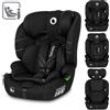 Lionelo Seggiolino auto Lionelo Levi One i-Size , ultimo standard di sicurezza R129 i-Size, misura universale, adatto a tutte le auto - Nero