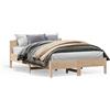 vidaXL Letto in legno massiccio senza materasso 150x200 cm in legno di pino