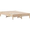 vidaXL Letto in legno massiccio senza materasso 150x200 cm in legno di pino
