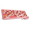 Connect IT Set tastiera + mouse Connect IT FASHION combo senza fili rosa (+1x AAA +1x AA senza batterie), layout CZ + SK