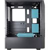 TooQ TQGCC102-B Vetro temperato biohazard USB 3.0 nero