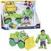 Hasbro - Zestaw Figurków Marvel Spidey z Hulk Wrecking Truck