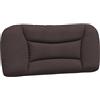 vidaXL Cuscino per testata marrone scuro 90 cm in tessuto