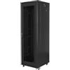 Lanberg Rack di installazione Lanberg 19" 42U 600x800 nero con porta perforata (confezione piatta)