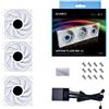 Lian Li UNI FAN TL Custodia per computer LCD 12 cm Bianco