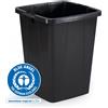 DURABLE Bidone quadrato DURABIN® ECO 90L , Nero, 1800505221