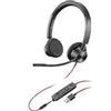 HP Poly POLY Blackwire 3320 Kopfhörer Kabelgebunden Kopfband Büro/Callcenter USB Typ-C Schwarz (213935-101)