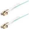 StarTech.com Cavo in fibra ottica multimodale OM4 LC a LC (UPC) con linguette push-pull, 5m, 50/125µm, Reti 100G, Insensibile alla piegatura, Bassa perdita di inserzione, Cavo patch/bretella in fibra ottica LSZH