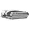 vidaXL Struttura letto grigio Sonoma 150x200 cm in materiale ligneo