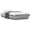 vidaXL Struttura letto grigio Sonoma 90x200 cm in materiale ligneo