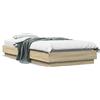 vidaXL Struttura letto senza materasso rovere Sonoma 90x200 cm materiale a base di legno