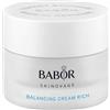 Babor Skinovage Balancing Cream Rich 50ml - crema viso pelle mista secca