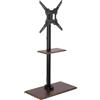 Techly Supporto TV per TV LCD/LED/Plasma -- 23-55" con design in legno a un ripiano