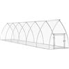 vidaXL Gabbia per conigli Silver 600x105x120 cm Acciaio zincato