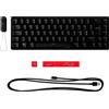 HyperX Alloy Origins 65 - Tastiera meccanica da gioco - HX Red (senza layout), 65%, cavo, USB, interruttore meccanico, LED RGB, nero
