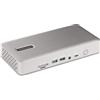 StarTech.com Docking Station Thunderbolt 4 multi monitor, dock TB4 per monitor quadrupli/tripli/doppi - 2x HDMI/2x DisplayPort, Hub 7x USB, 2,5Gb Ethernet, 98W PD