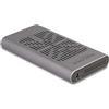 DELOCK Externes USB 20 Gbps Gehäuse 2 x M.2 NVMe PCIe SSD