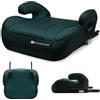 Kinderkraft I-BOOST i-Size - Seggiolino di rialzo 135-150 cm - Standard R129 - ISOFIX - Ergonomico - Schiuma morbida - Rivestimento rimovibile - Verde