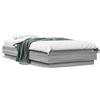 vidaXL Struttura letto grigio Sonoma 90x190 cm in legno
