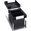 BLANCO SELECT II 40/2 Cestino combinato da incasso Numero di scomparti 2 13 litri nero 527854