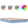 vidaXL Giroletto con LED grigio cemento 150x200 cm
