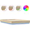 vidaXL Giroletto con LED rovere Sonoma 150x200 cm