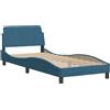 vidaXL Struttura letto con testata blu 80x200 cm in velluto