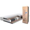 TULENA Materasso TULENA NOX 90 x 200 cm con nucleo a molle insacchettate, materasso a molle dure - rivestimento lavabile - Basic , H4 / H5