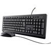 Trust 24646 tastiera Mouse incluso USB QWERTY Italiano Nero