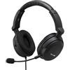 THE G-LAB G-Lab Korp Carbon - Cuffie da gioco con microfono amplificato, microfono staccabile, comodo e leggero, compatibile con Xbox One PC PS5 Switch Smartphone (nero)