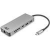 ACT AC7092 - HDMI - RJ-45 - USB 3.2 Gen 1 (3.1 Gen 1) Type-A - USB 3.2 Gen 1 (3.1 Gen 1) Type-C - MicroSD (TransFlash)