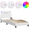 vidaXL Giroletto con LED bianco 80x200 cm in ecopelle