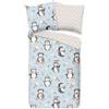 Muller Textil Set di biancheria da letto in flanella Good Morning Jani Colore Multi Dimensioni 135x200+80x80