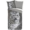Muller Textil Set biancheria da letto Good Morning in flanella Capo Colore Grigio Dimensioni 135x200+80x80