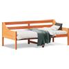 vidaXL Letto da giorno senza materasso marrone cera 90x190 cm in legno di pino massiccio