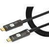 Techly USB-C Kabel AOC Fiber M/M 10m