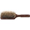 Kostkamm Spazzola di legno - Spazzola a pale diritta con pomelli in legno di noce 25,5 cm