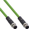 InLine Cavo di rete industriale InLine®, spina/spina M12 a 4 pin con codice D, PUR, 5 m (40305)