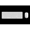 Rapoo 9310M Tastiera Mouse incluso Ufficio RF Wireless + Bluetooth Bianco