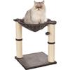 Amazon Basics Tiragraffi per gatti con amaca, letto e tiragraffi, 41 x 51 x 41 cm, grigio