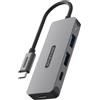 Sitecom CN-5010 Hub di interfaccia USB 3.2 Gen 1 (3.1 Gen 1) Type-C 5000 Mbps Nero, Grigio
