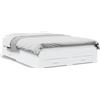 DKD HOME DECOR Giroletto con cassetti bianco 120x190 cm materiale a base di legno
