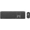 LOGITECH Tastiera Logitech MK950 Mouse incluso per ufficio RF Wireless + Bluetooth QWERTY Nordic Graphite
