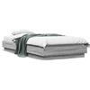 vidaXL Struttura letto grigio Sonoma 100x200 cm in materiale ligneo