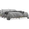 vidaXL Struttura letto rovere Sonoma 200x200 cm in legno e metallo