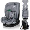 lionelo Lavender i-Size seggiolino auto da 1 anno a 12 anni, da 9 kg a 36 kg ISOFIX Barra di regolazione larga Grigio