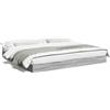 vidaXL Rete da letto senza materasso Grey Sonoma 180x200 cm in materiale ligneo