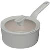 BergHOFF Pentolino con coperchio antiaderente balance moonmist grigio 18cm